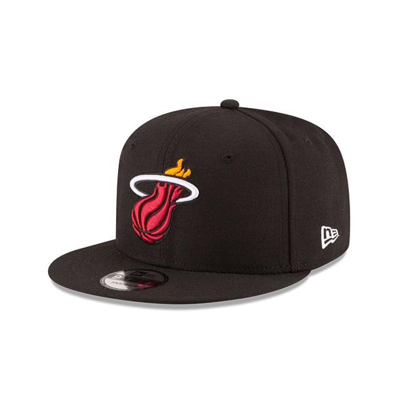 NBA Miami Heat 9Fifty Snapback (ECQ6692) - Black New Era Caps